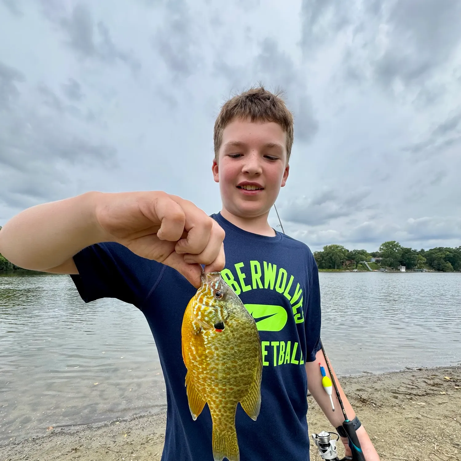 Pumpkinseed caught on Fishbrain