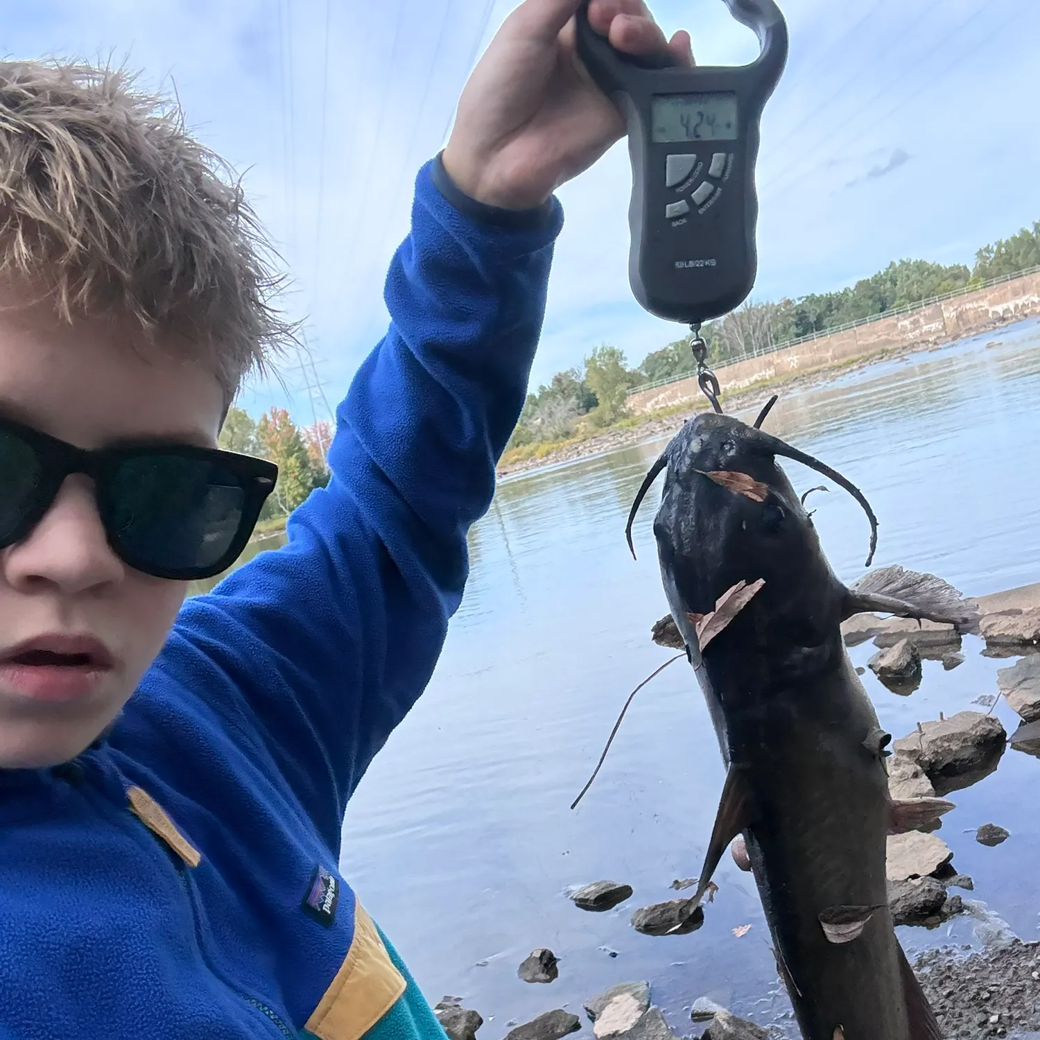 Channel catfish caught on Fishbrain