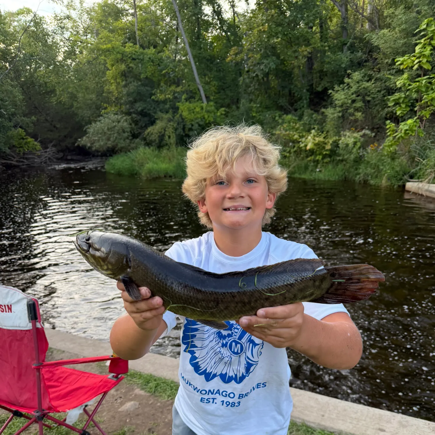 Eyetail bowfin caught on Fishbrain