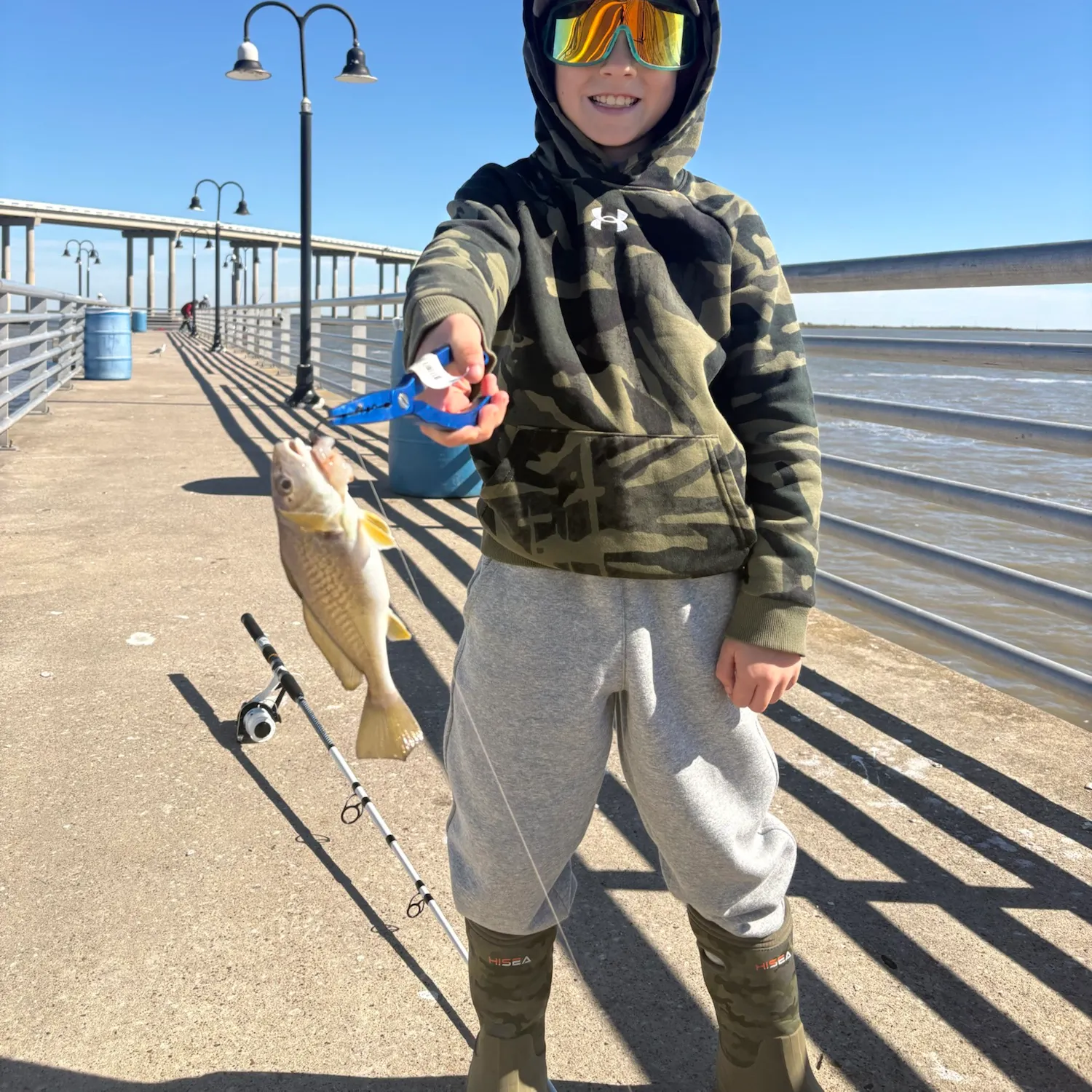 Atlantic croaker caught on Fishbrain
