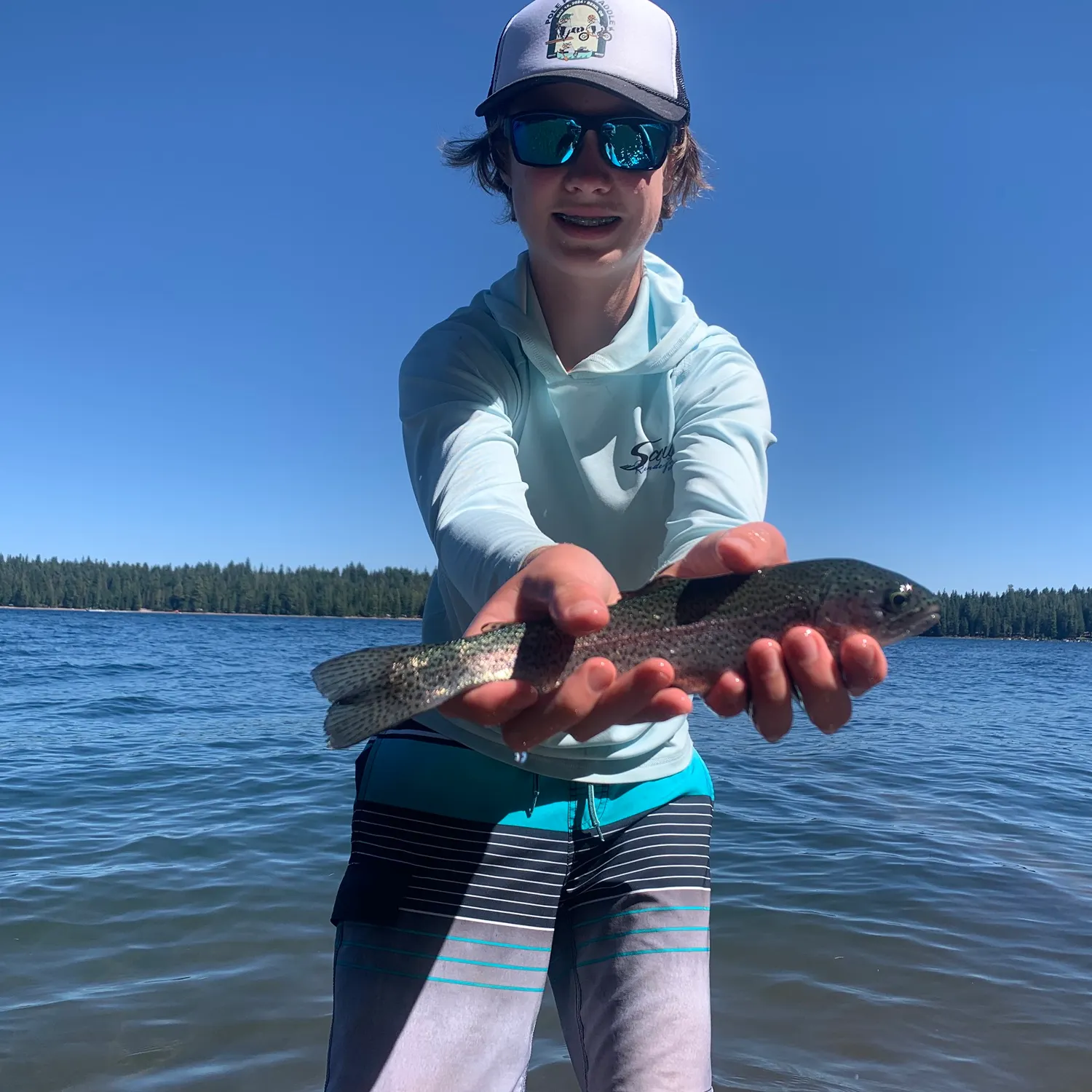 Rainbow trout caught on Fishbrain