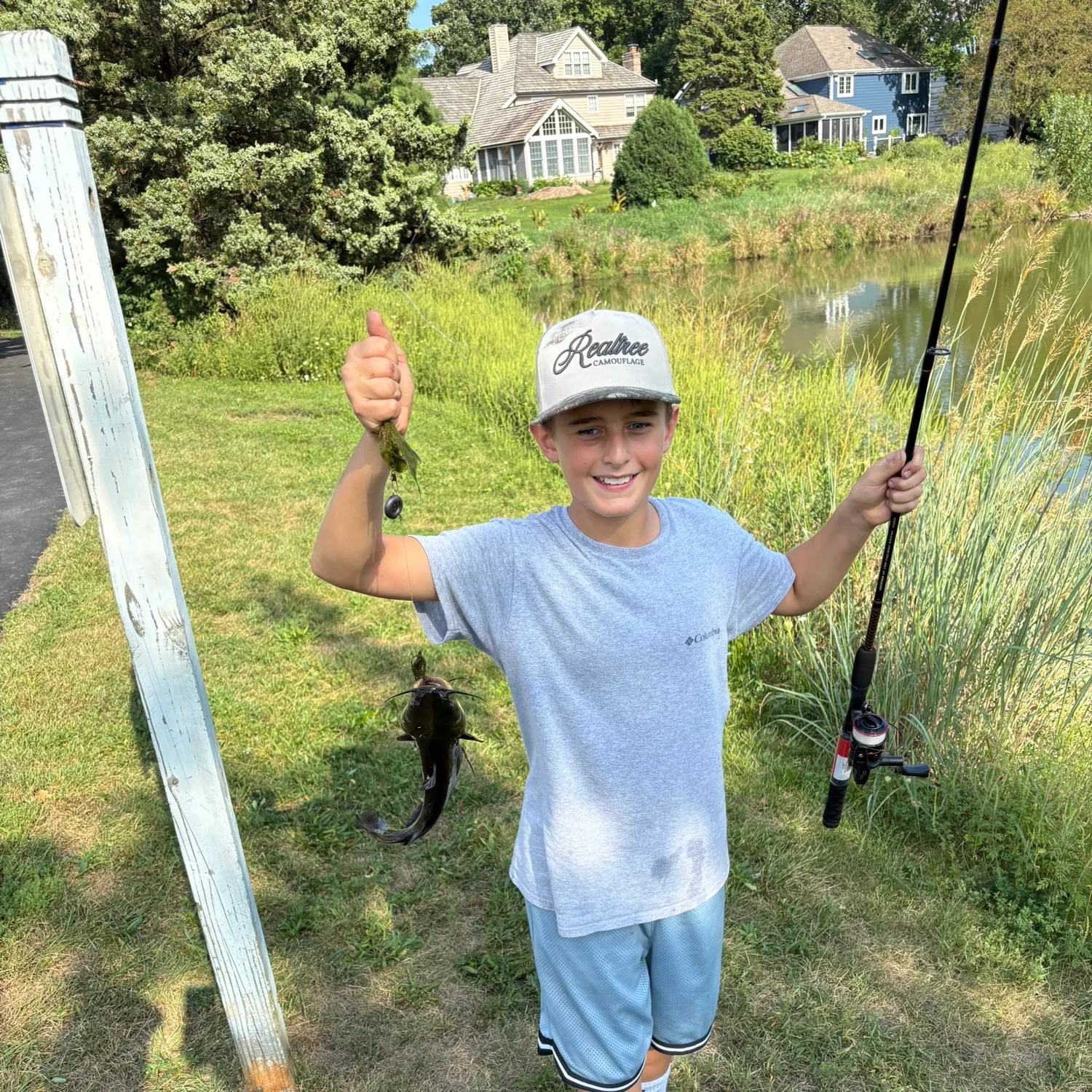 Channel catfish caught on Fishbrain