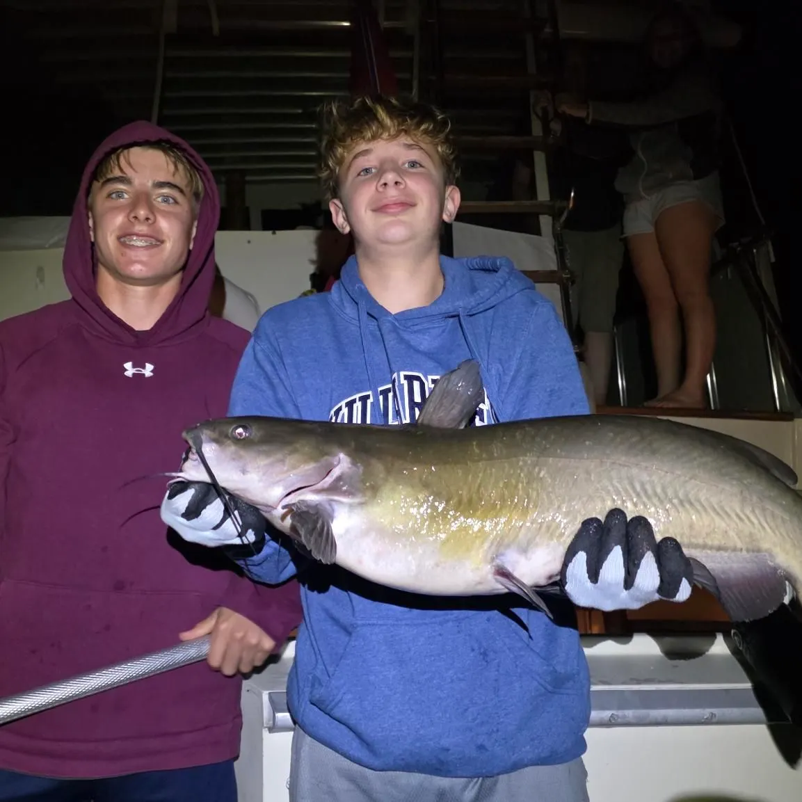 Channel catfish caught on Fishbrain