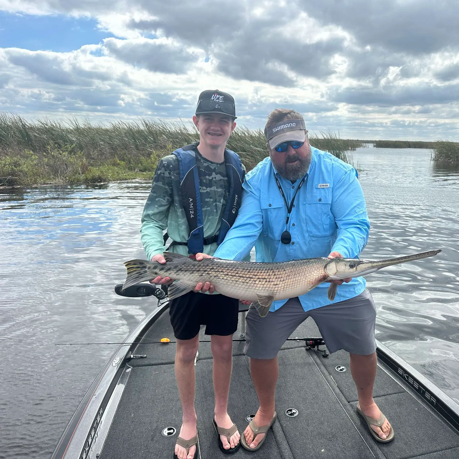 The most recent Longnose gar catches on Fishbrain