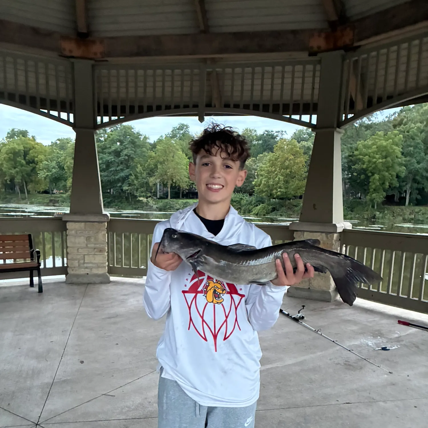 Channel catfish caught on Fishbrain