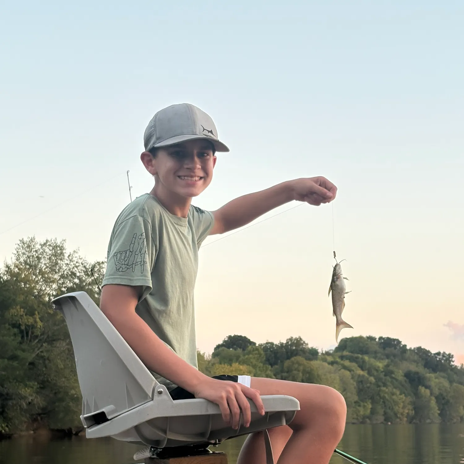 Channel catfish caught on Fishbrain