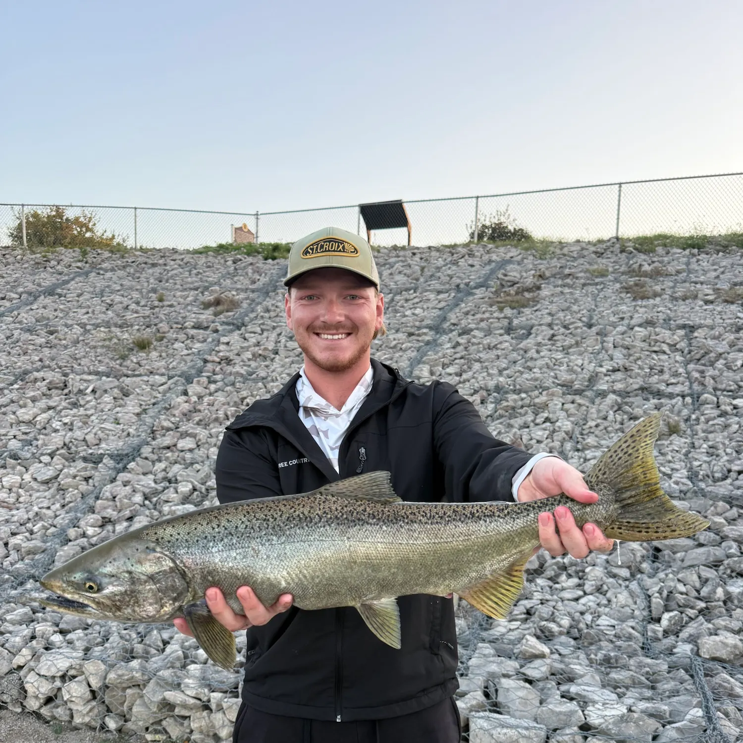 Chinook salmon caught on Fishbrain