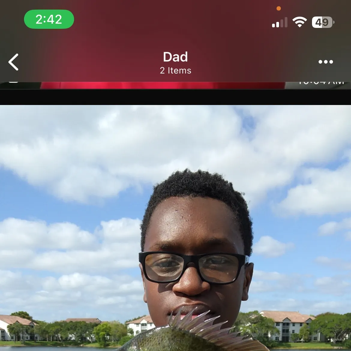 recently logged catches