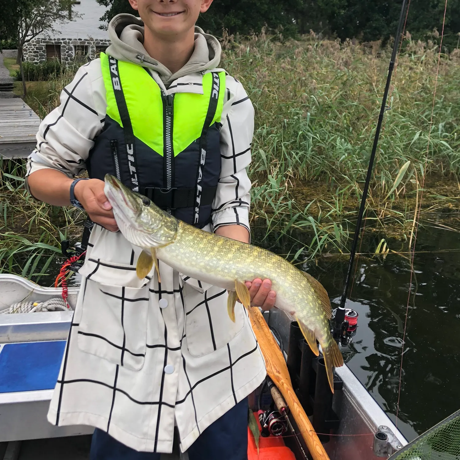Northern pike caught on Fishbrain