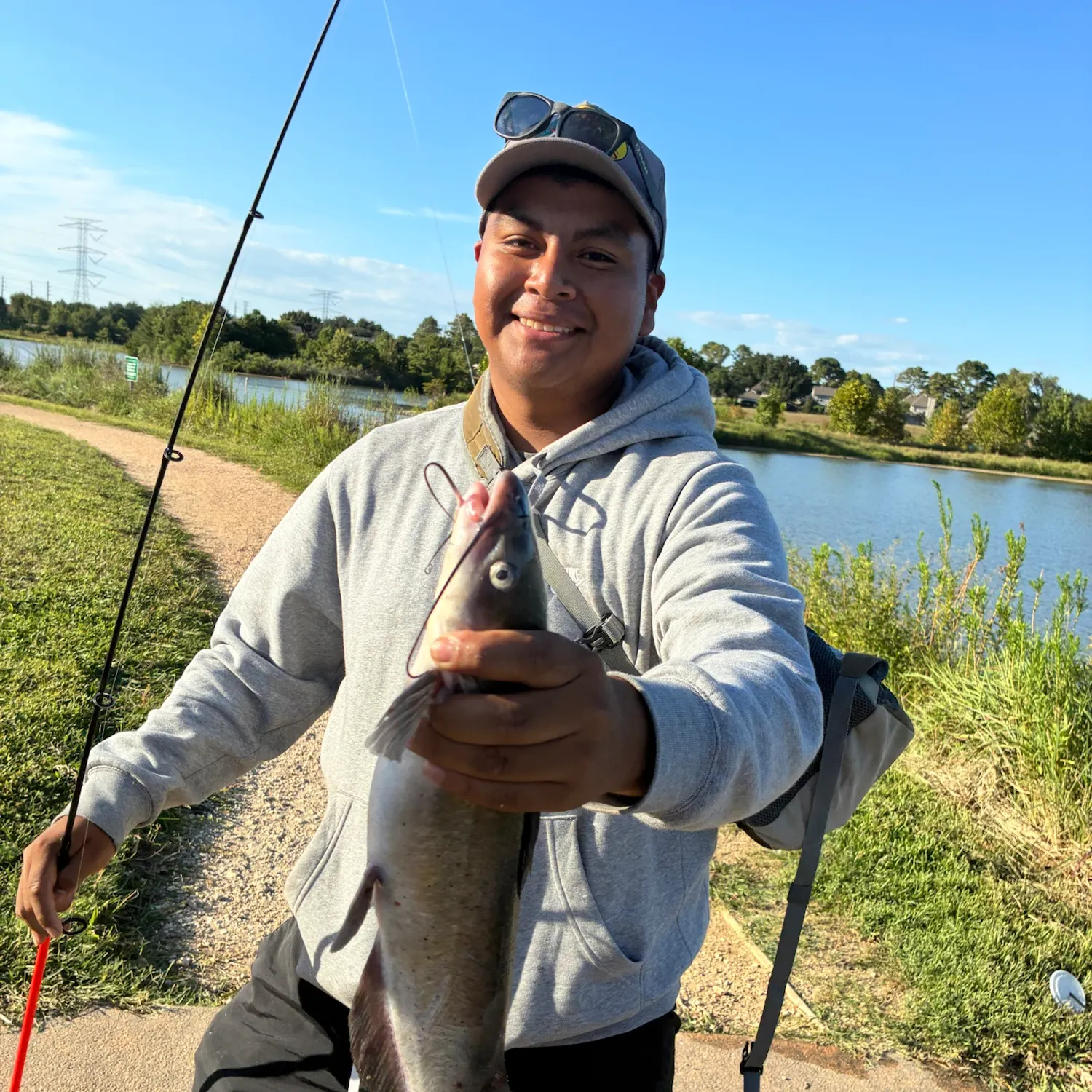 Channel catfish caught on Fishbrain