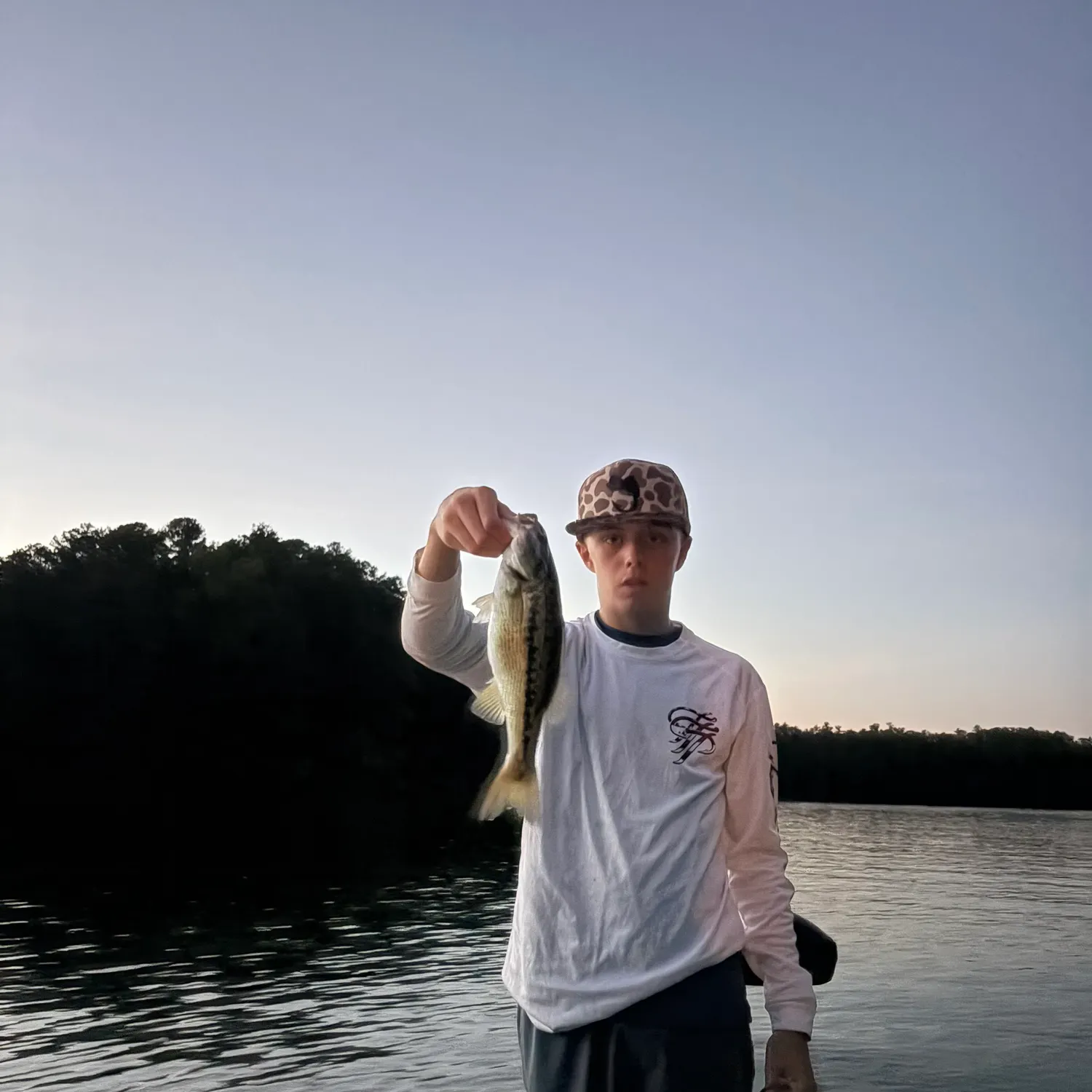 Spotted bass caught on Fishbrain