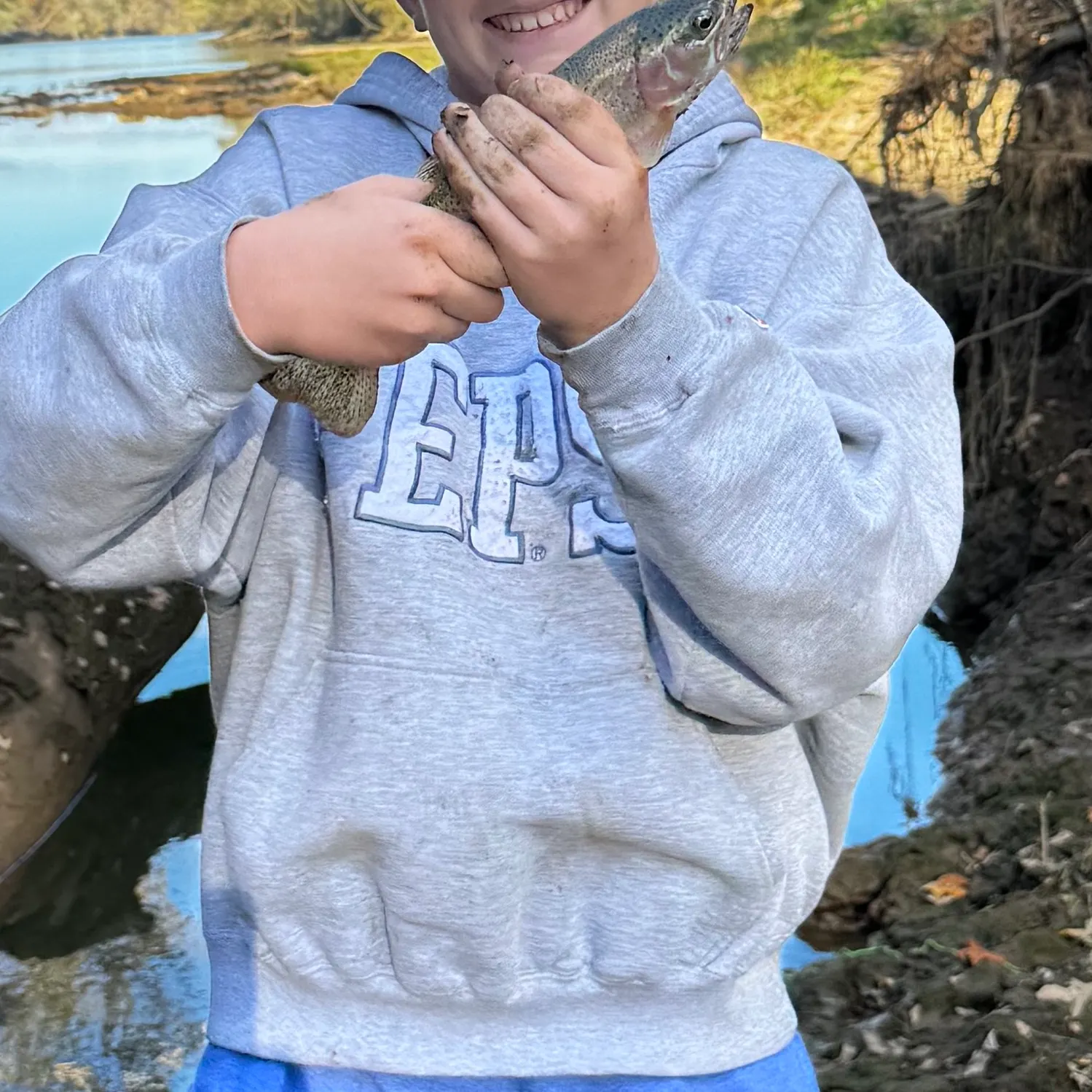 Rainbow trout caught on Fishbrain