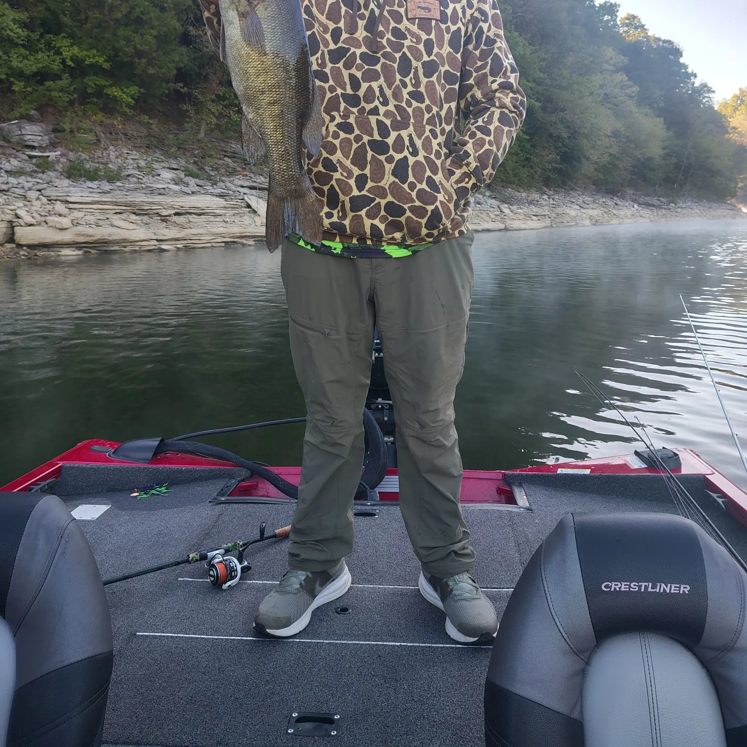 Smallmouth bass caught on Fishbrain