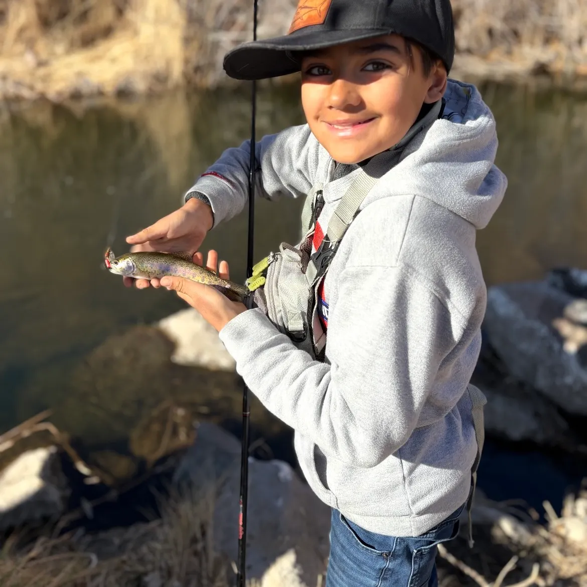 Rainbow trout caught on Fishbrain