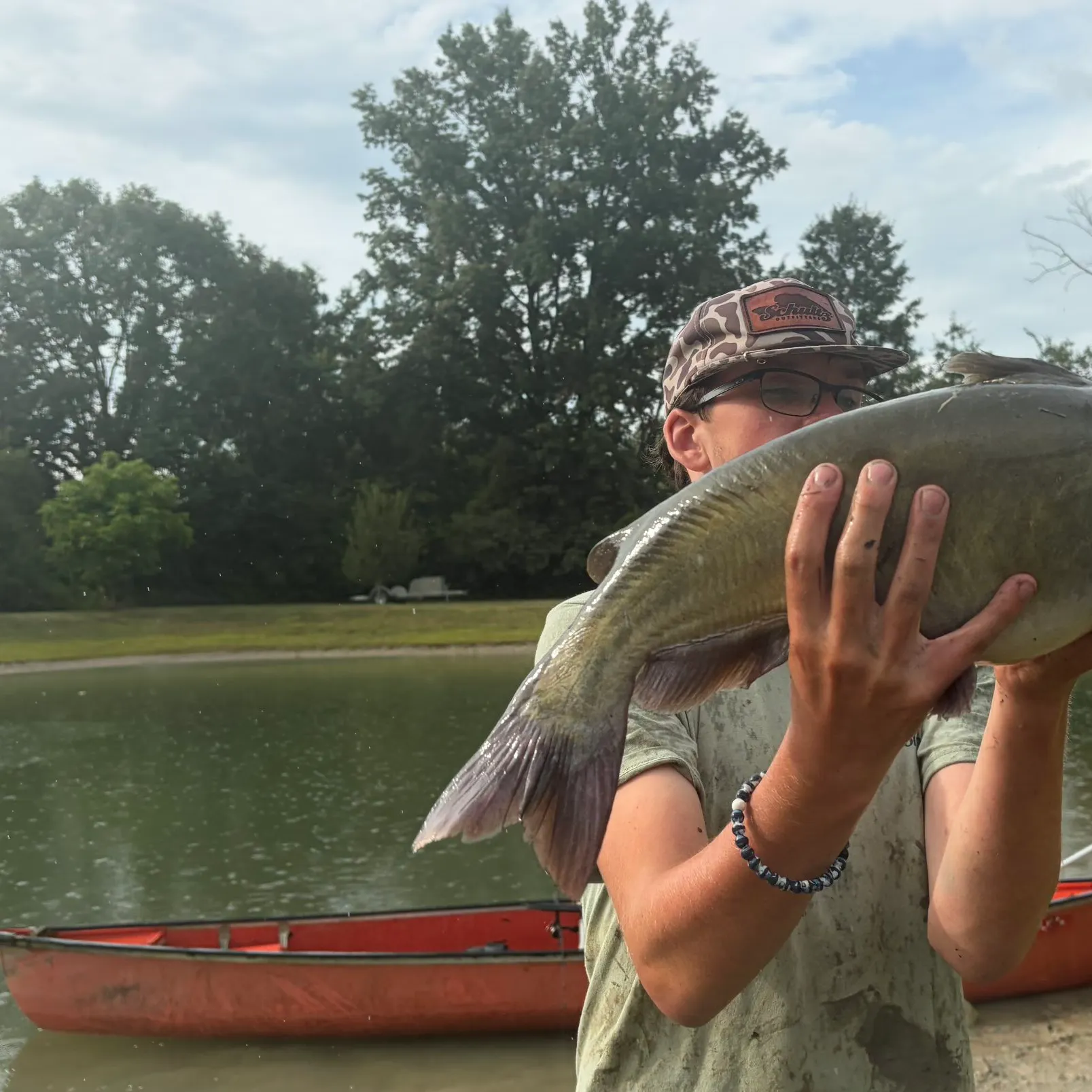 Channel catfish caught on Fishbrain