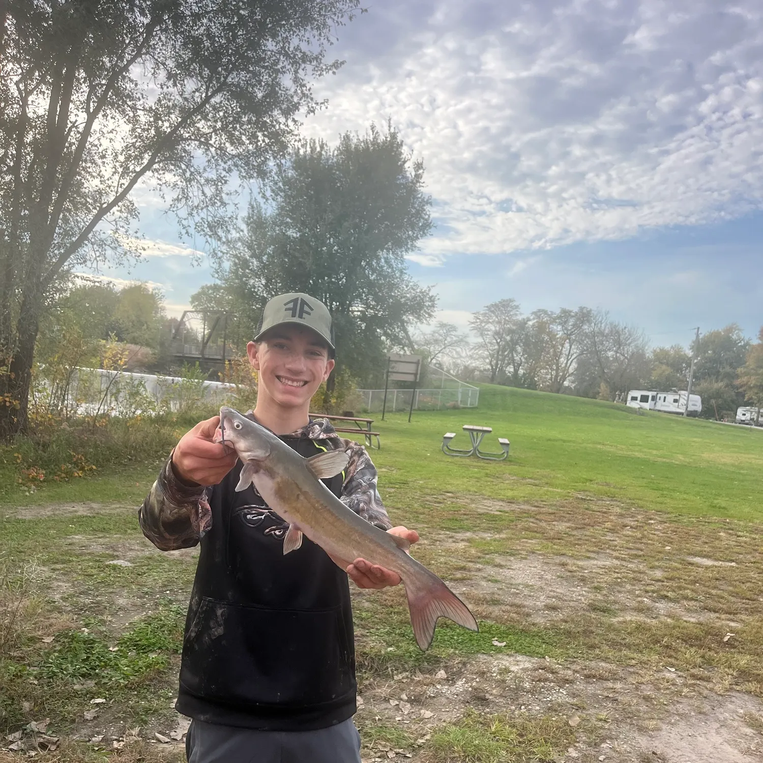 Channel catfish caught on Fishbrain