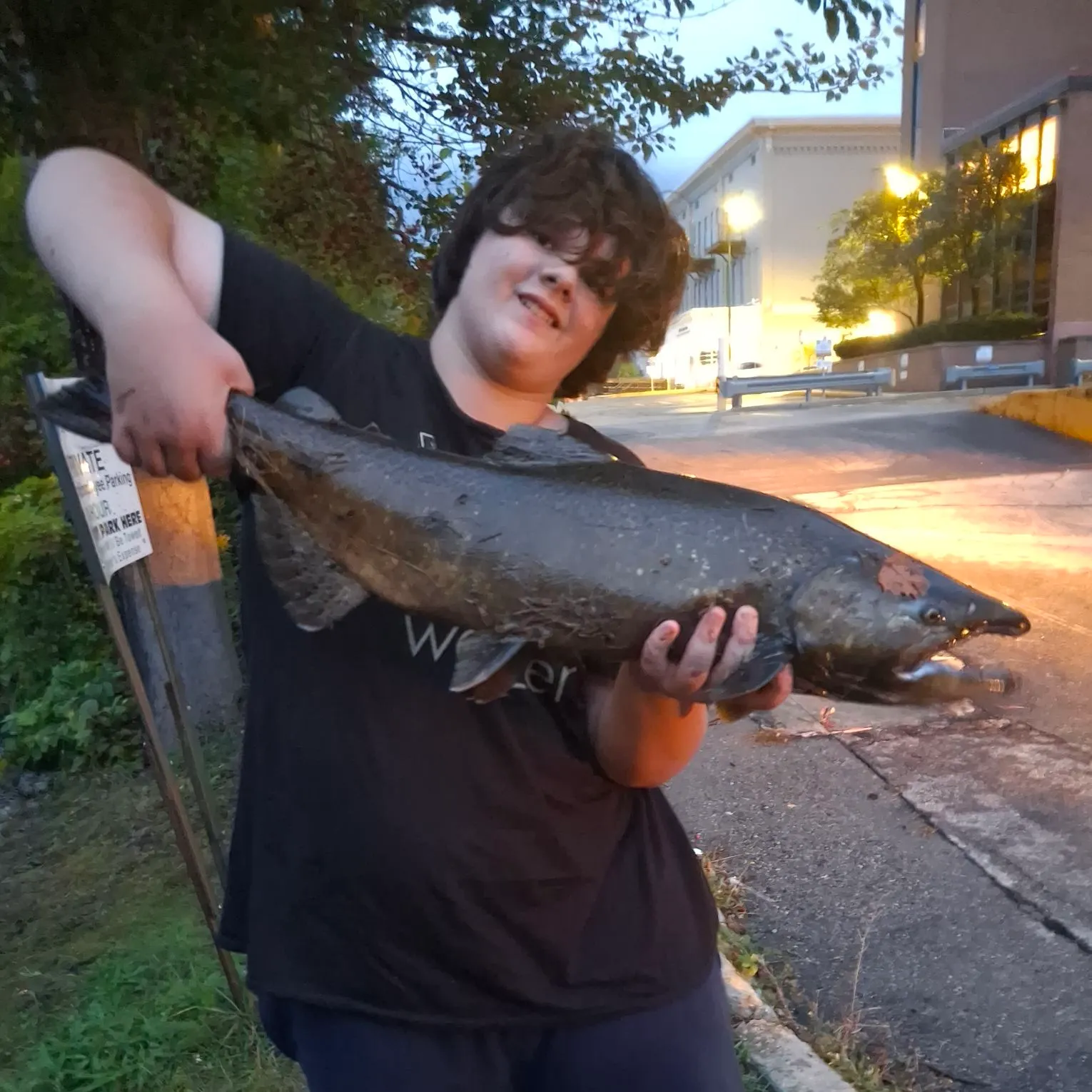Chinook salmon caught on Fishbrain