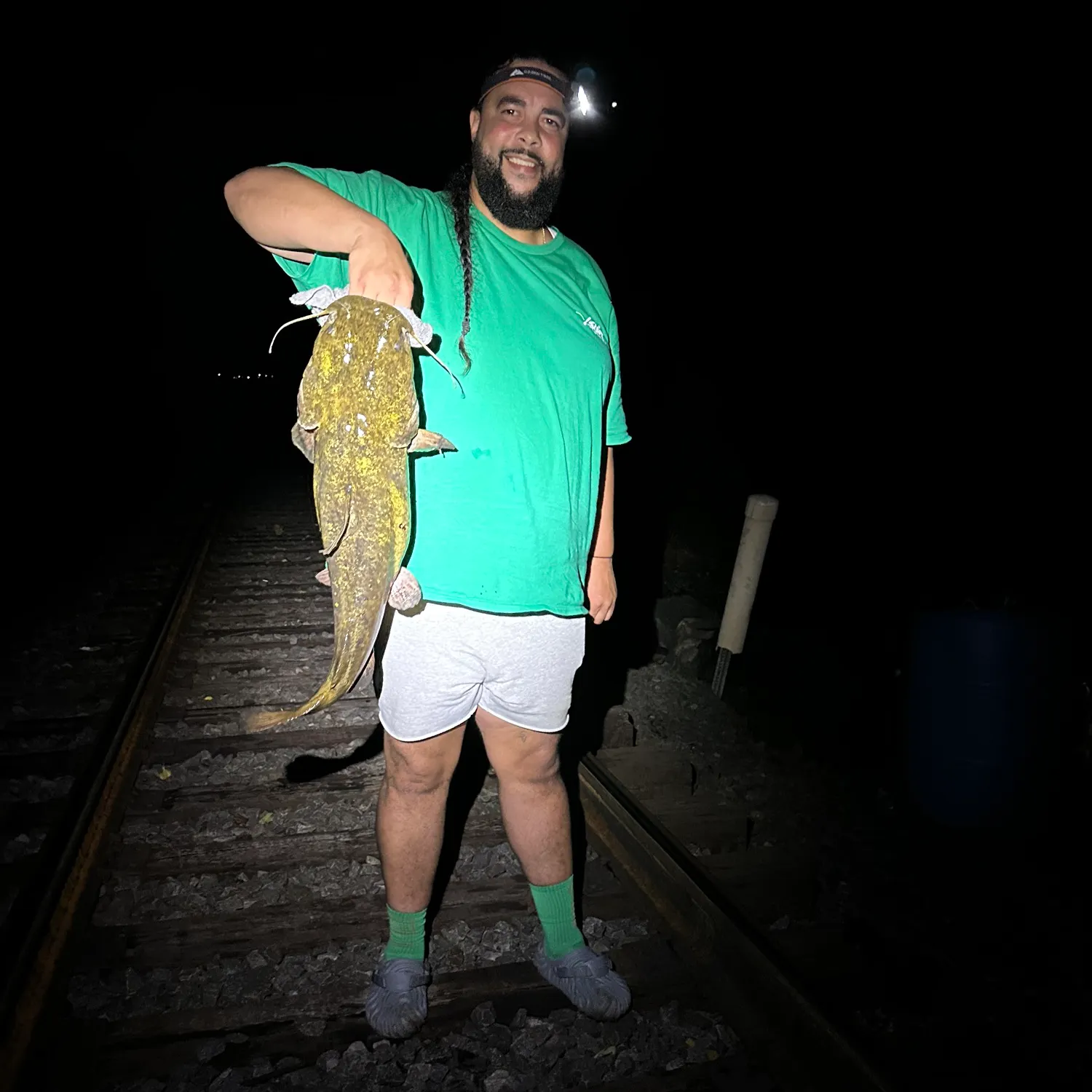 Flathead catfish caught on Fishbrain