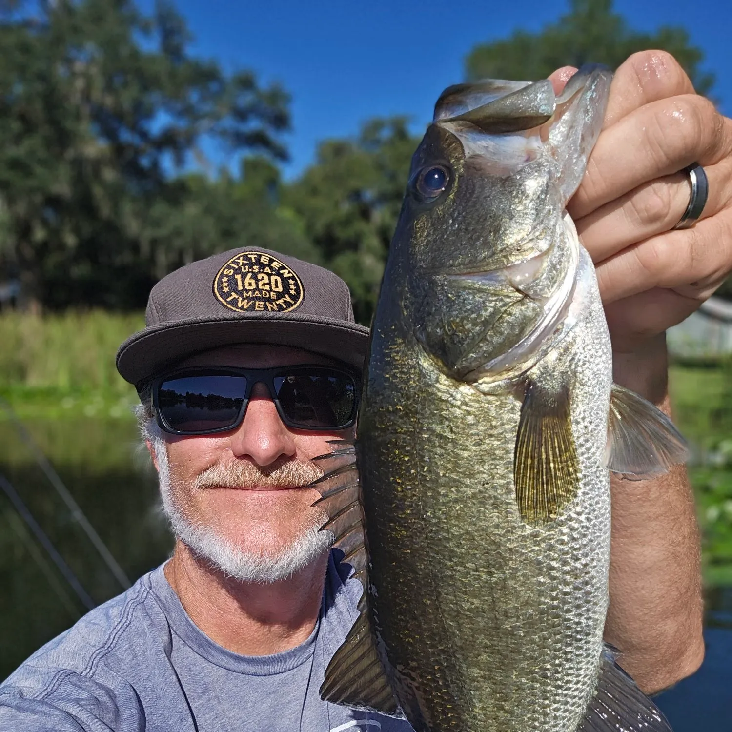 Florida bass caught on Fishbrain