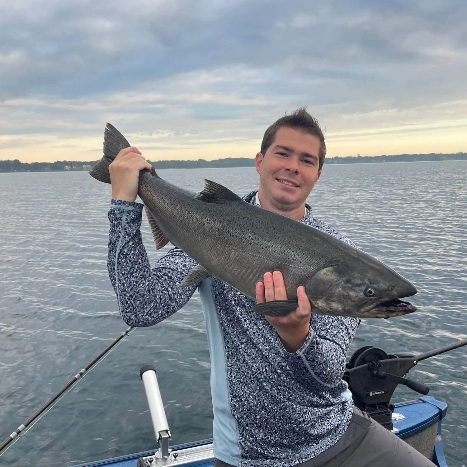 Chinook salmon caught on Fishbrain