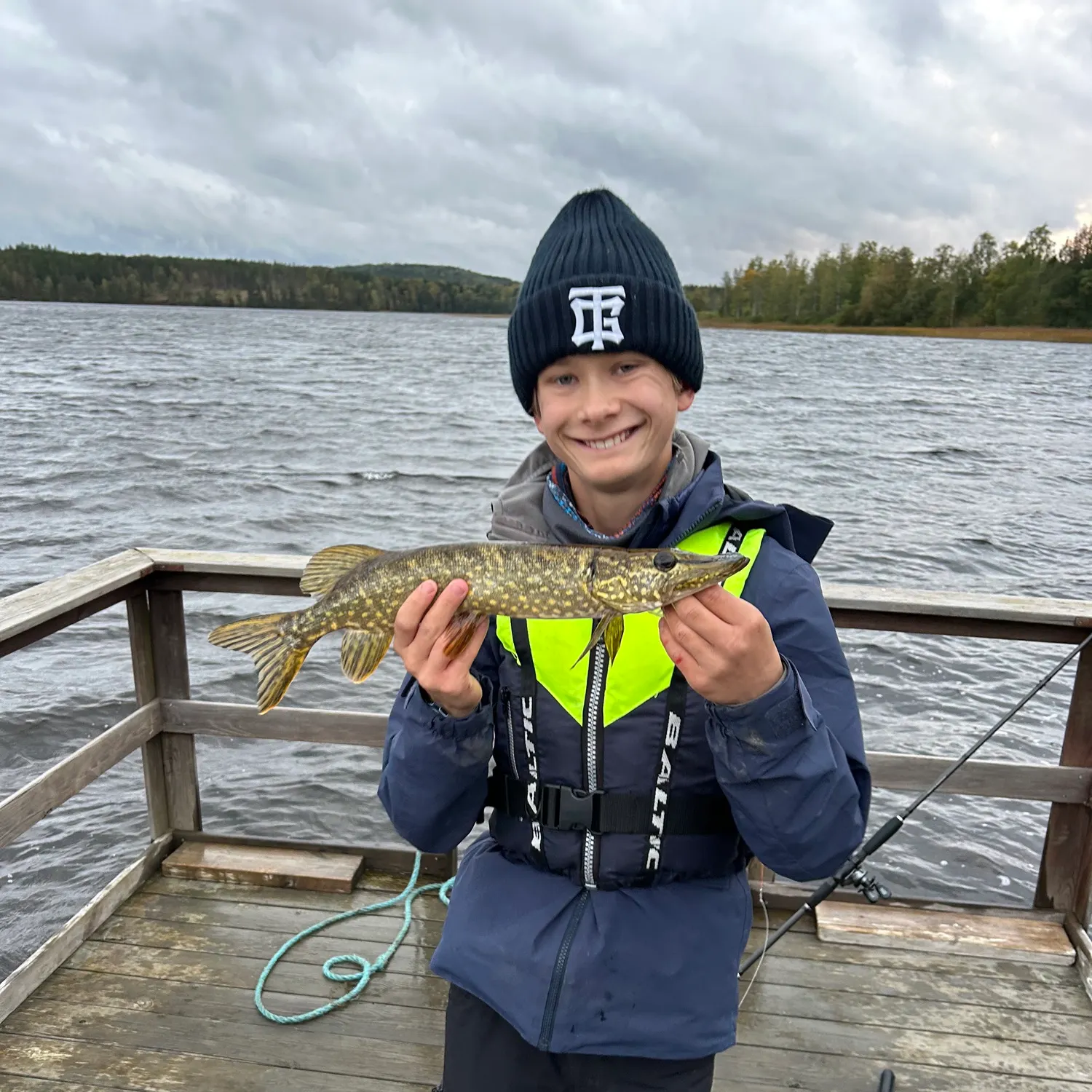 Northern pike caught on Fishbrain