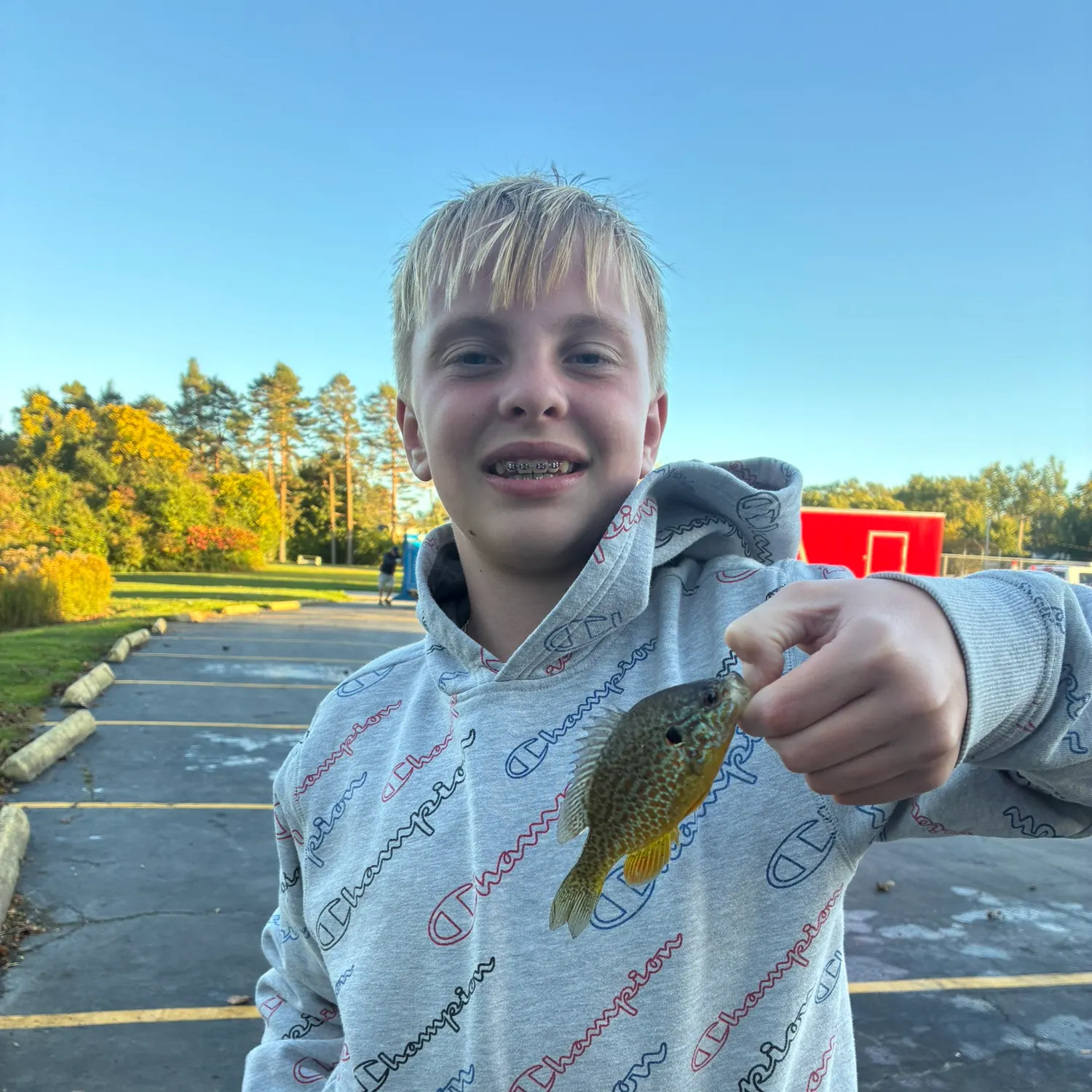Pumpkinseed caught on Fishbrain
