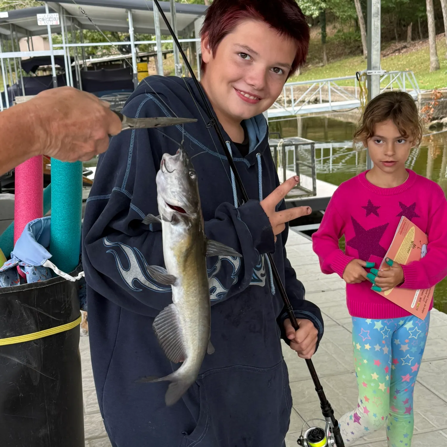 Channel catfish caught on Fishbrain