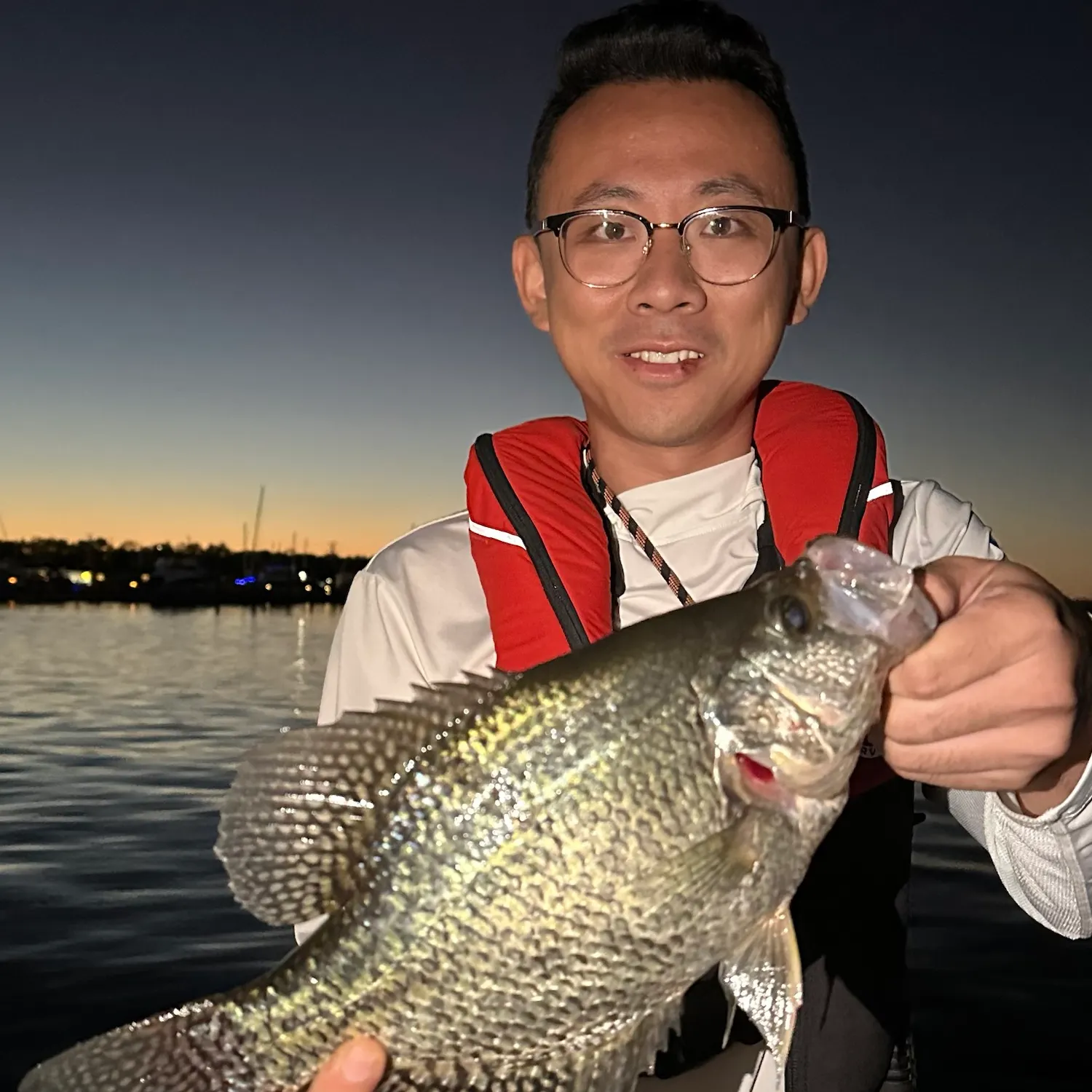 Black crappie caught on Fishbrain