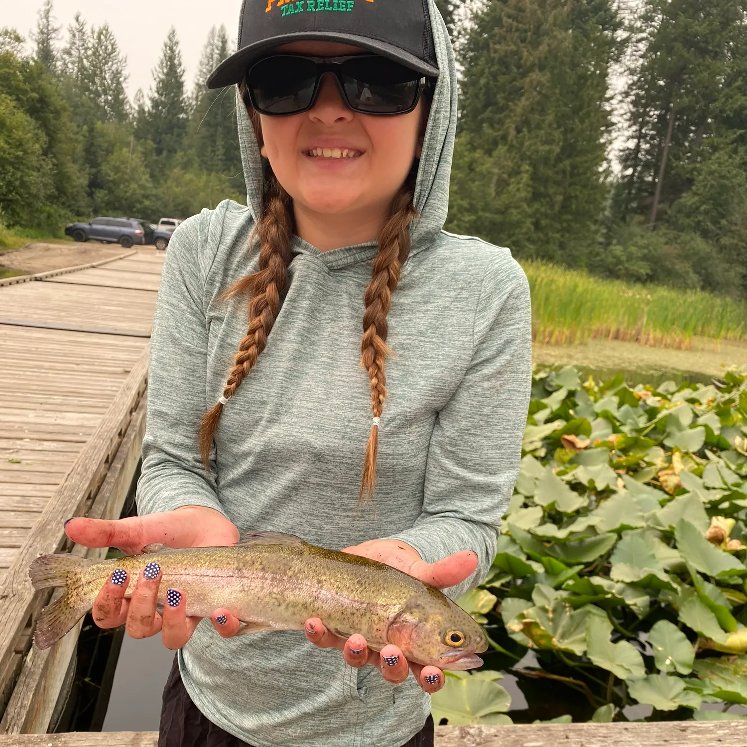 Rainbow trout caught on Fishbrain