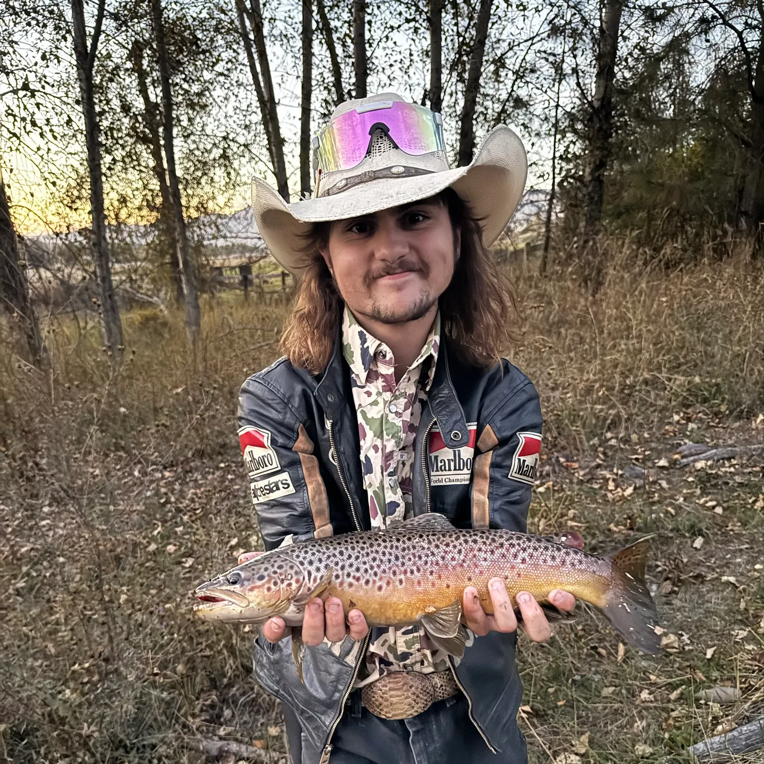 Brown trout caught on Fishbrain