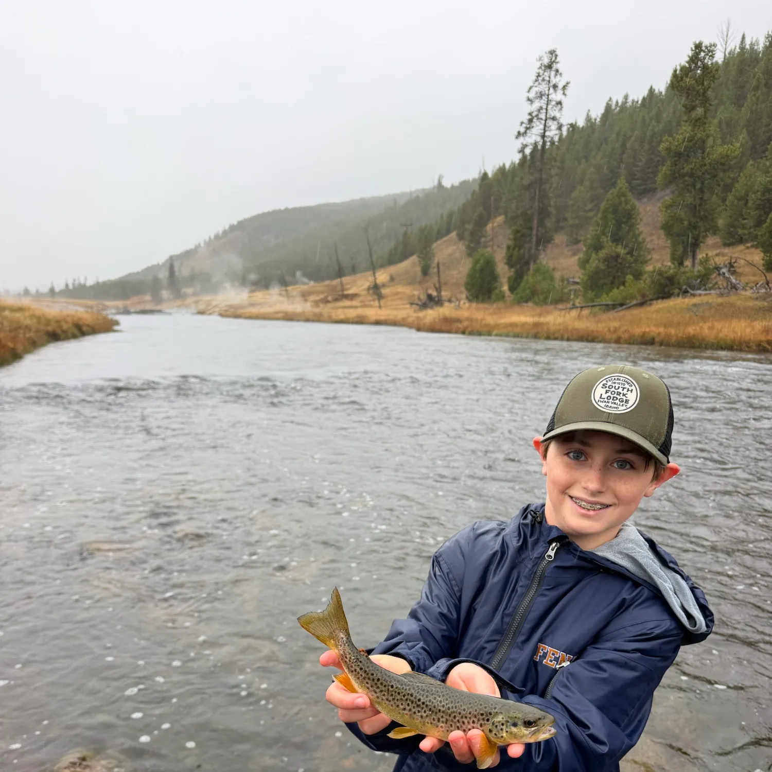 Brown trout caught on Fishbrain