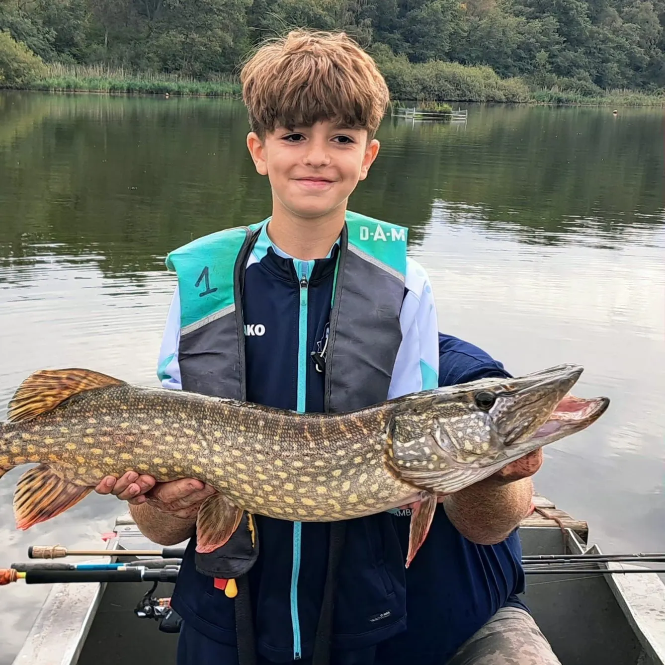 Northern pike caught on Fishbrain