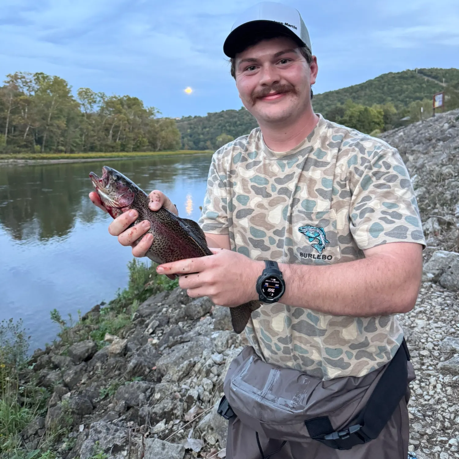 Rainbow trout caught on Fishbrain