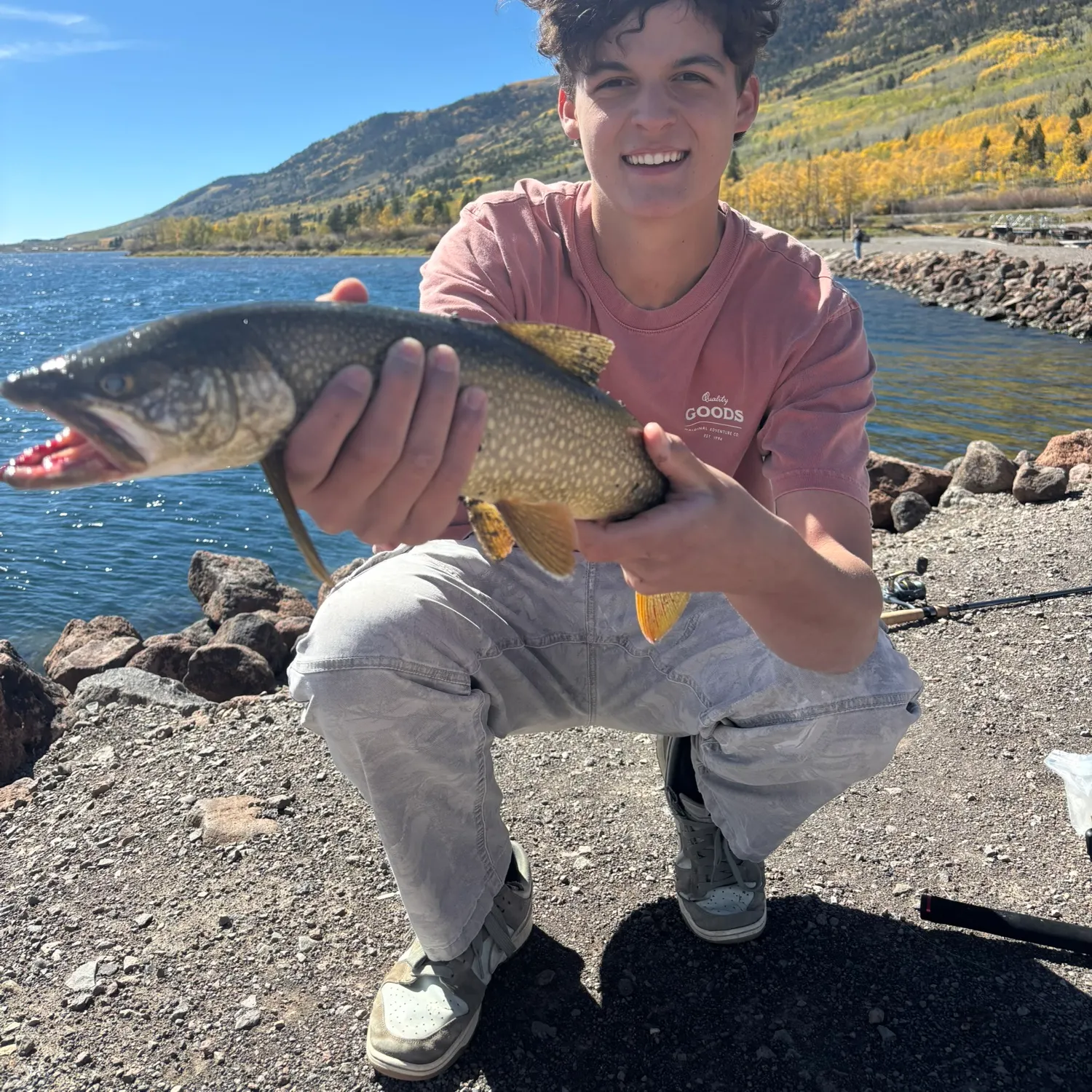 Lake char caught on Fishbrain