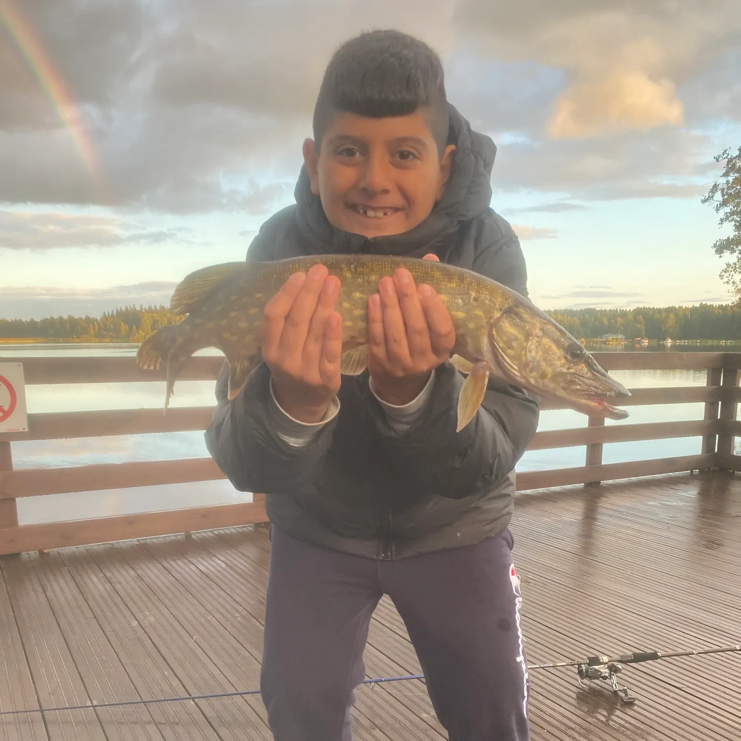 Northern pike caught on Fishbrain