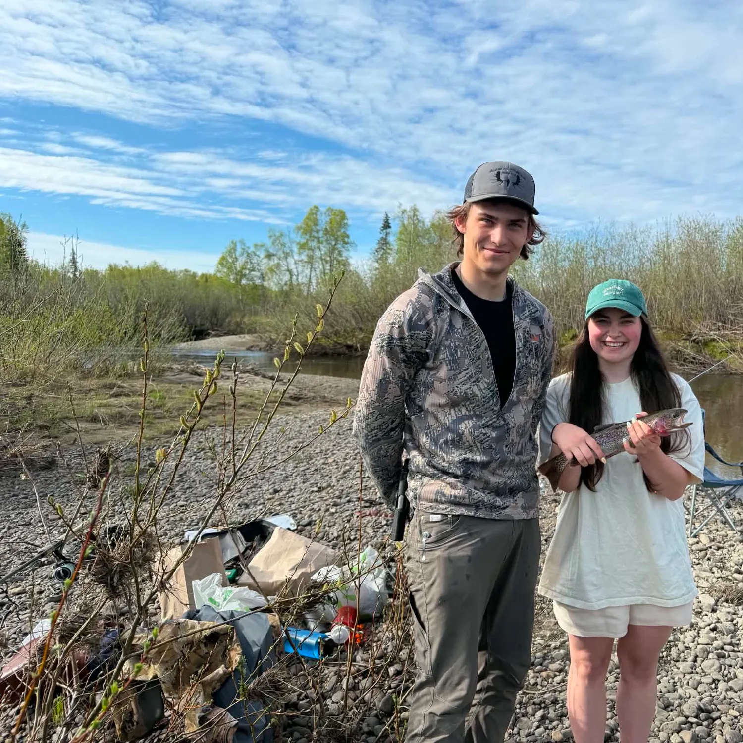 Rainbow trout caught on Fishbrain