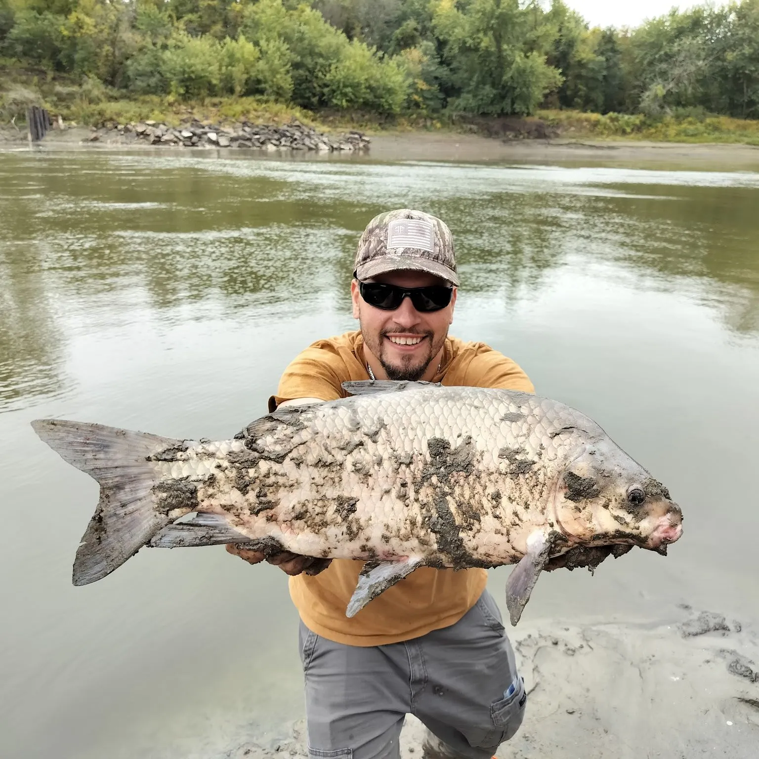 Smallmouth buffalo caught on Fishbrain