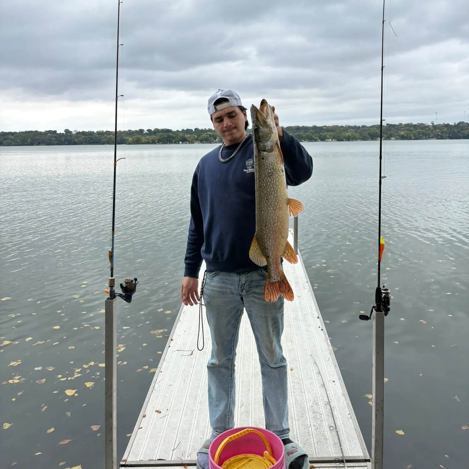 Northern pike caught on Fishbrain