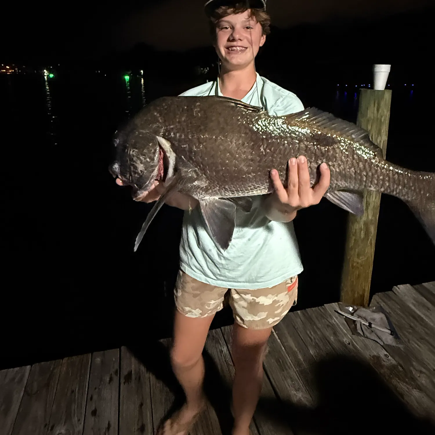 Black drum caught on Fishbrain