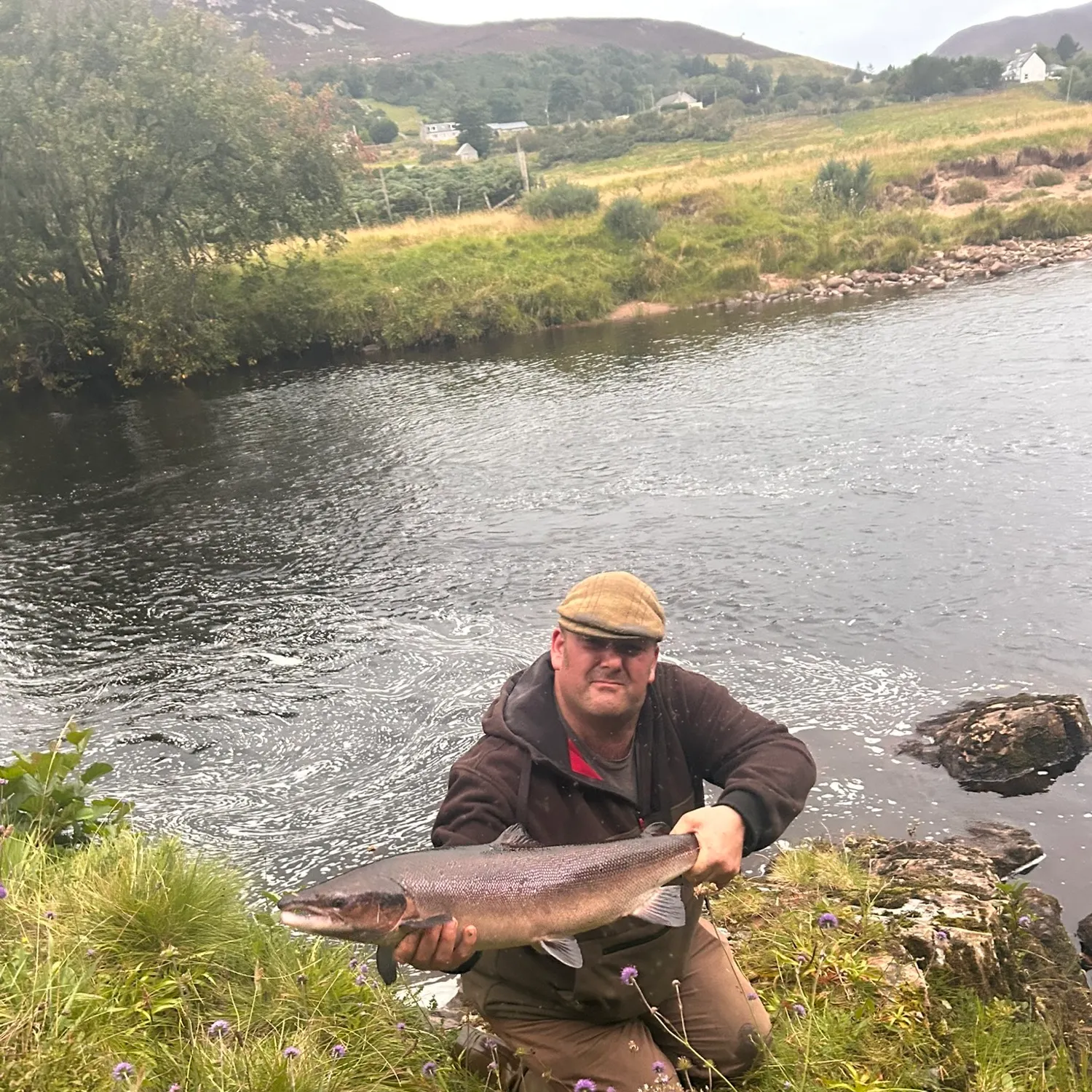 Chum salmon caught on Fishbrain
