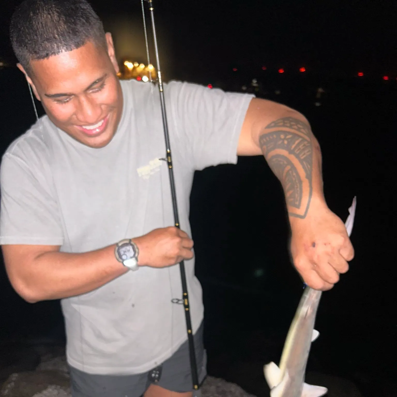 Scalloped hammerhead shark caught on Fishbrain