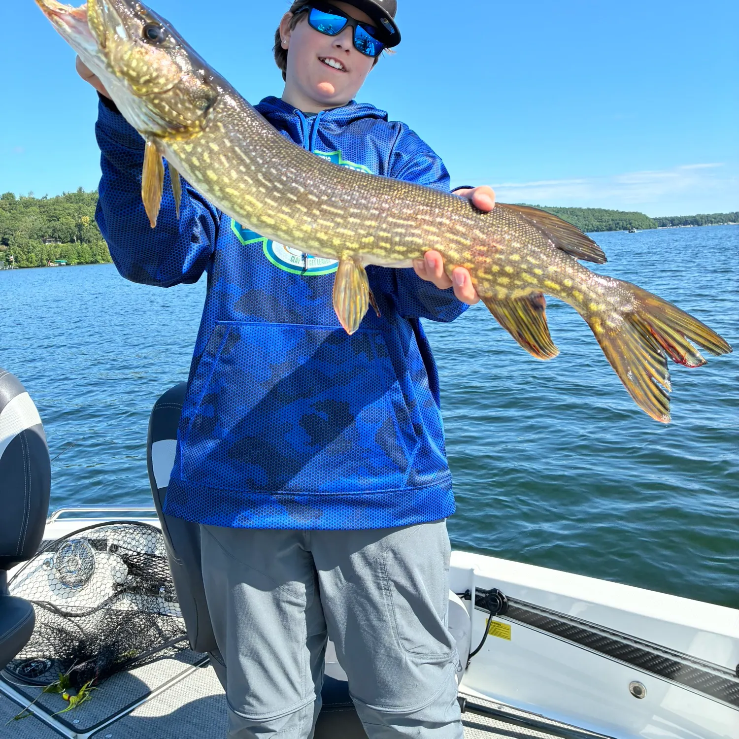 Northern pike caught on Fishbrain
