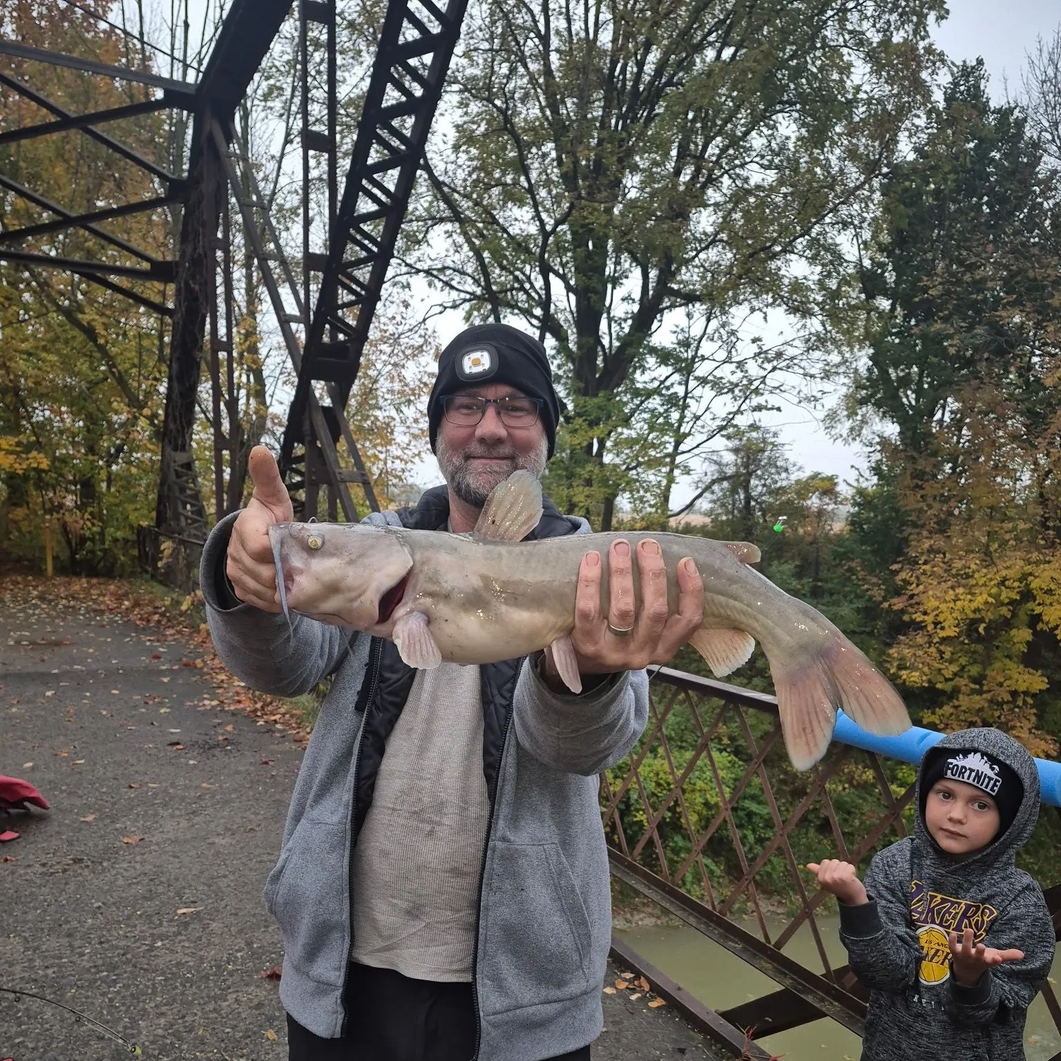 Channel catfish caught on Fishbrain