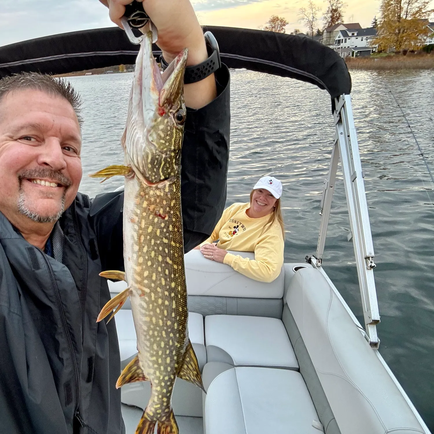 Northern pike caught on Fishbrain