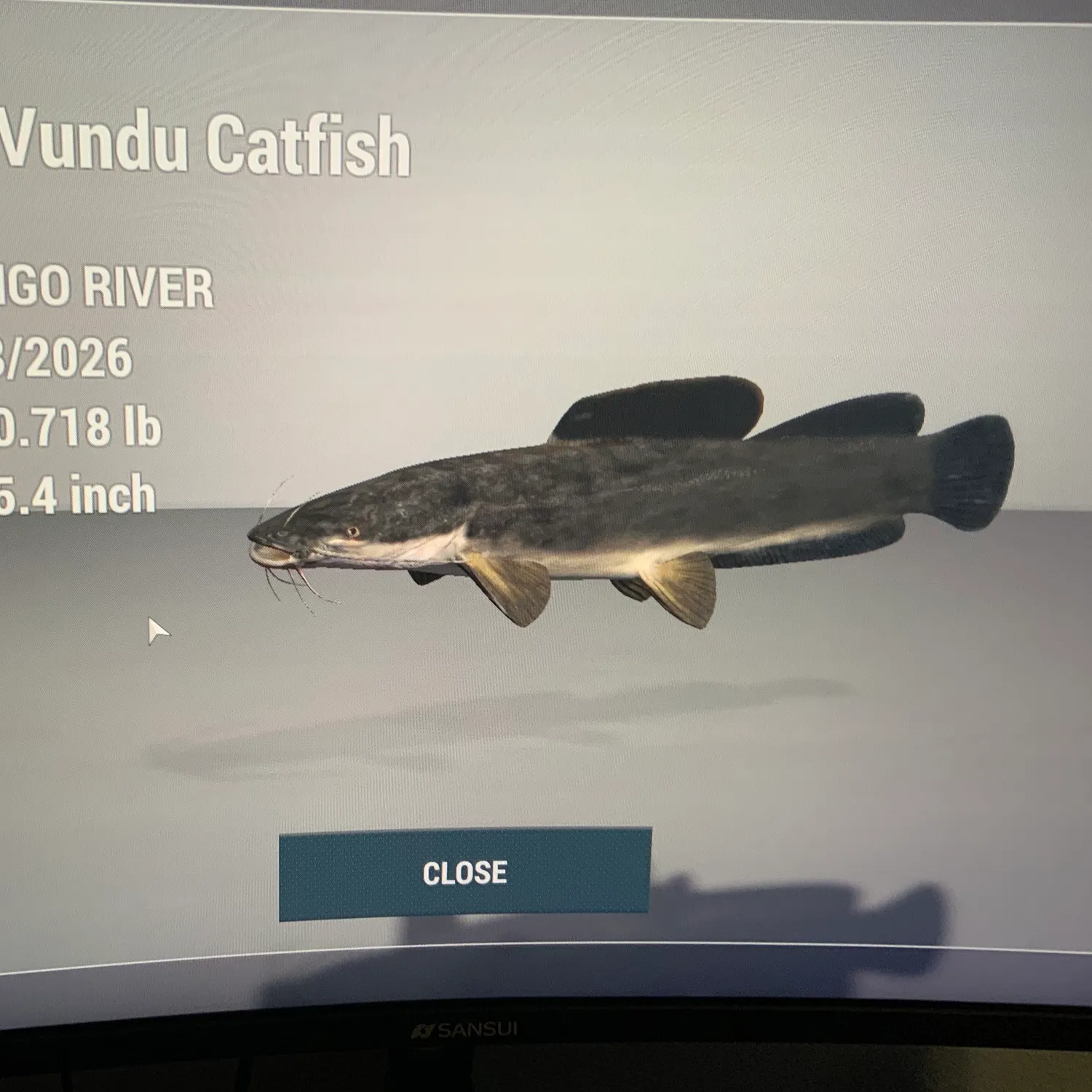 Fish caught on Fishbrain