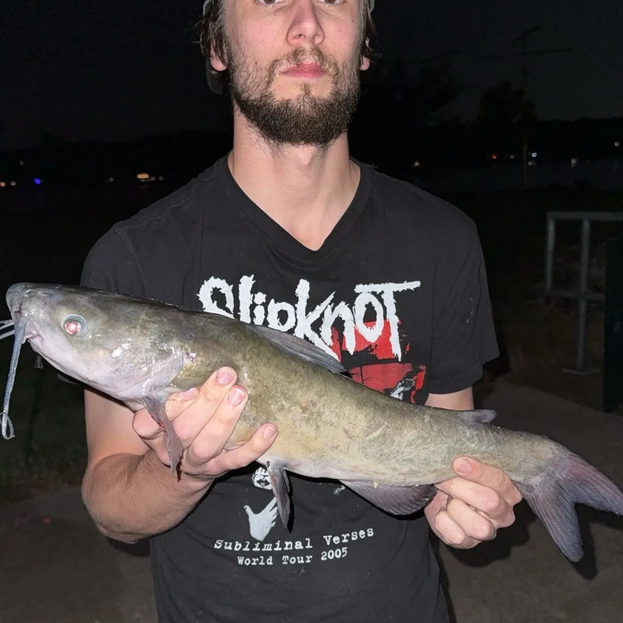 Channel catfish caught on Fishbrain