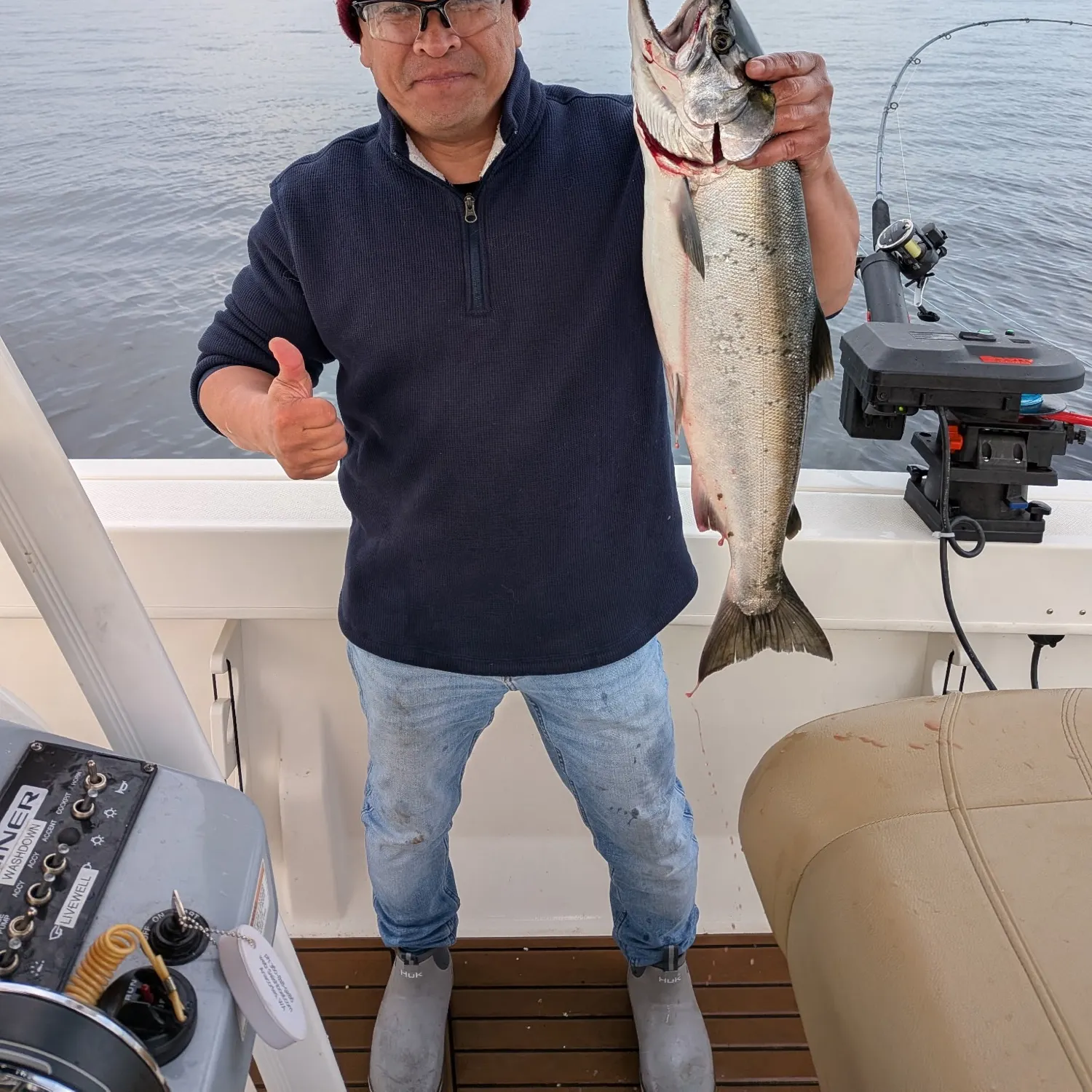 Coho salmon caught on Fishbrain
