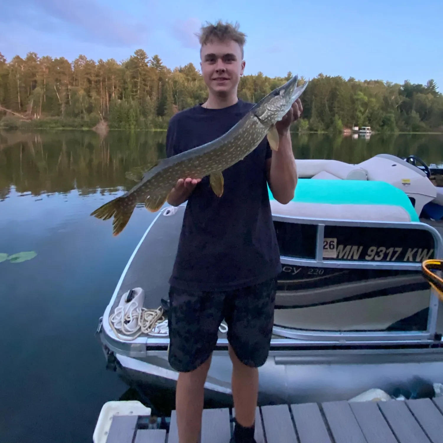 Northern pike caught on Fishbrain