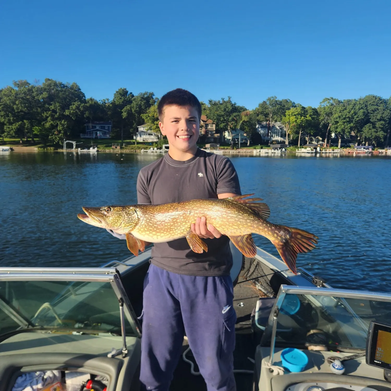Northern pike caught on Fishbrain