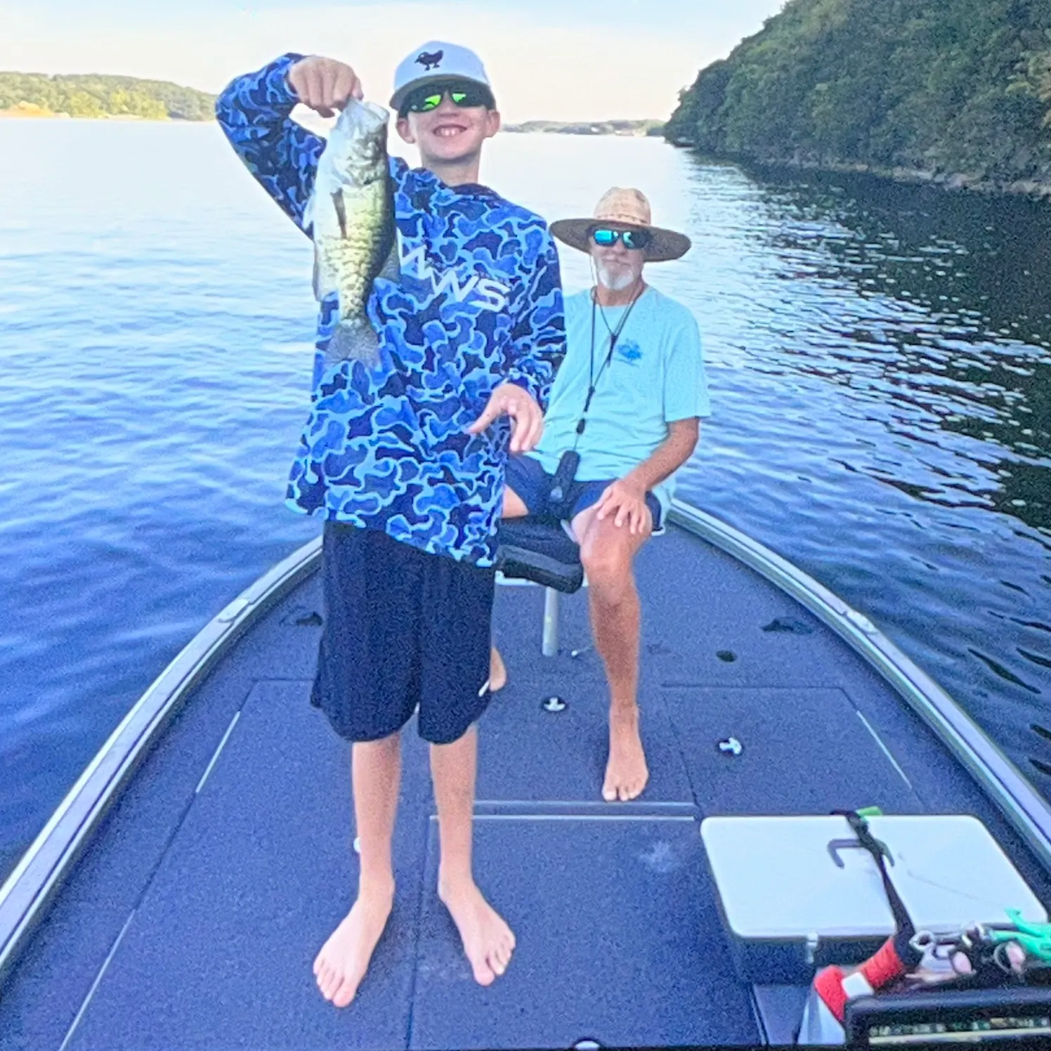 Black crappie caught on Fishbrain